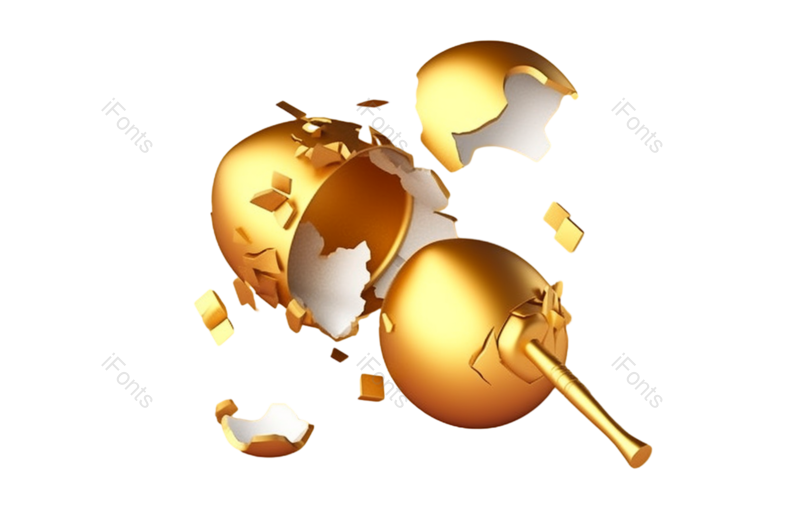 节日图片,金融元素,黄金PNG,促销免抠素材